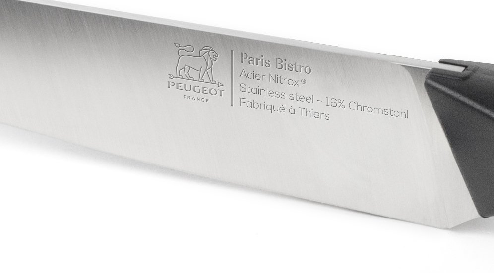 Набор ножей для стейков Steakmesser Paris Bistro Peugeot 11 см, 4 шт.