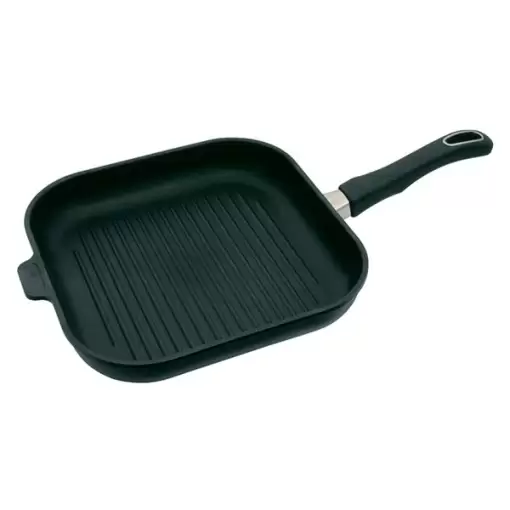 Cковорода индукционная гриль 28 x 28 см Gastrolux со съемной ручкой