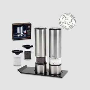 Мельница Elis Sense Peugeot для соли, 20 см, нержавеющая сталь матовая, на бат.
