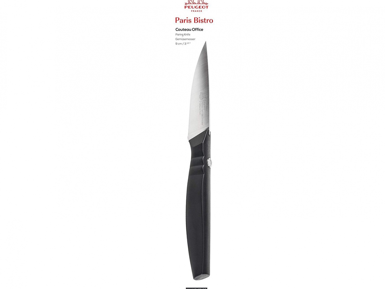 Нож для овощей Paris Bistro Peugeot 9 см