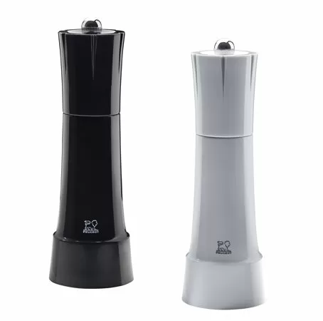 Набор Peugeot "Шахматы": мельница для соли, мельница для перца, 18 см, цвет: черный & белый