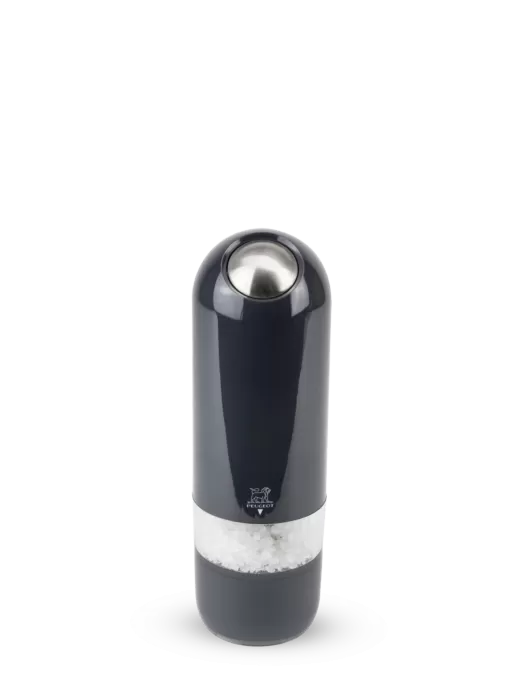 Мельница для соли 17 см Alaska Quartz Peugeot серая на батарейках